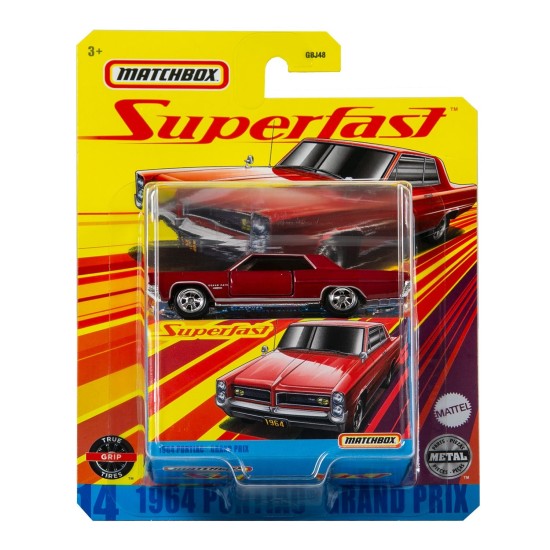 MATCHBOX SUPERFAST 1964 PONTIAC GRAND PRIX #14 GNY10 