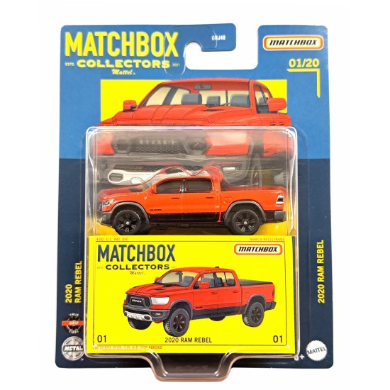 MATCHBOX COLLECTORS 2020 RAM REBEL 01/20 HFL75