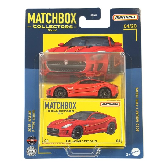 MATCHBOX COLLECTORS 2015 JAGUAR F-TYPE COUPE 04/20 HFL78