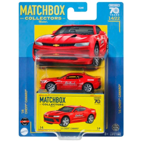 MATCHBOX COLLECTORS '16 CHEVY CAMARO 14/22 HLJ61