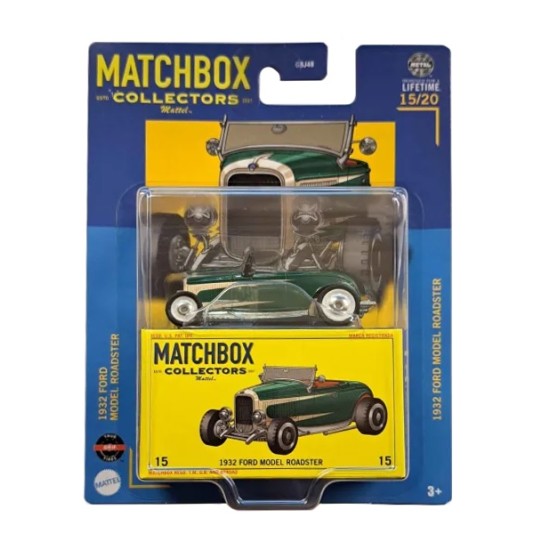 MATCHBOX COLLECTORS 1932 FORD MODEL ROADSTER 15/20 HLJ71