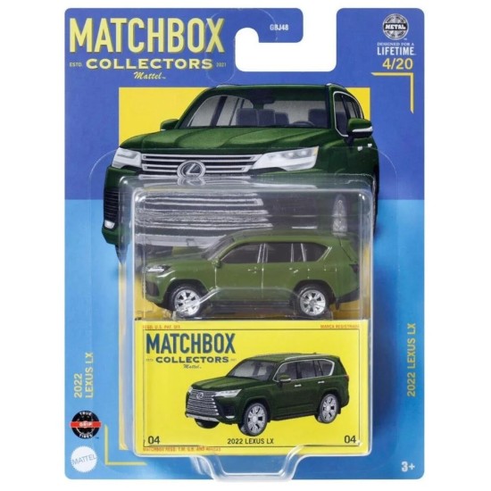 MATCHBOX COLLECTORS 2022 LEXUS LX 4/20 HVW19