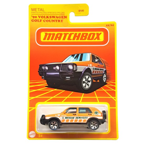 MATCHBOX RETRO '90 VOLKSWAGEN GOLF COUNTRY 22/24 GWJ56