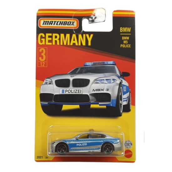 MATCHBOX BEST OF GERMANY BMW M5 POLICE 3/12
