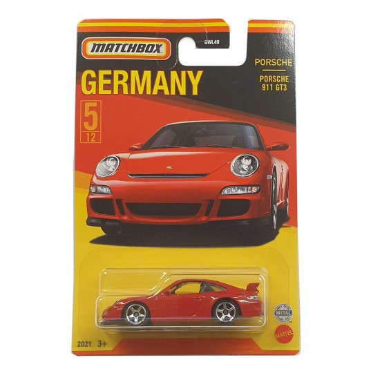 MATCHBOX BEST OF GERMANY PORSCHE 911 GT3 5/12 GWL61