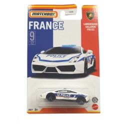 MATCHBOX BEST OF FRANCE LAMBORGHINI GALLARDO POLICE 9/12 MATCHBOX BEST OF FRANCE LAMBORGHINI GALLARDO POLICE 9/12
