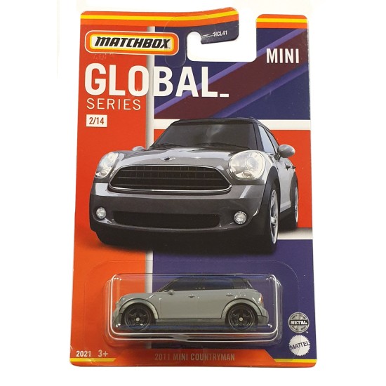 MATCHBOX BEST OF GLOBAL 2011 MINI COUNTRYMAN 2/14 HCL43