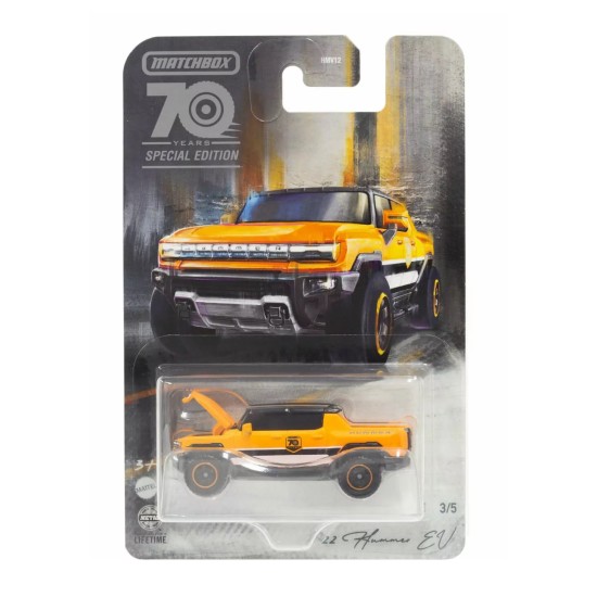 MATCHBOX 1/64 70 YEARS ANNIVERSARY 2022 HUMMER EV HMV15