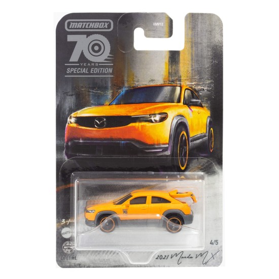 MATCHBOX 1/64 70 YEARS ANNIVERSARY 2021 MAZDA MX HMV16