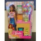 BARBIE YOU CAN BE ANYTHING DOUGH NOODLE MAKER BRUNETTE DOLL PLAYSET - BOX DAMAGE