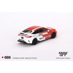 1/64 HONDA CIVIC TYPE R 2023 PACE CAR (LHD) MGT00686-L