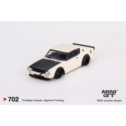1/64 NISSAN SKYLINE KENMERI LIBERTY WALK WHITE (RHD) MGT00702-R