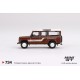 1/64 LAND ROVER DEFENDER 110 1985 COUNTY STATION WAGON RUSSET BROWN (RHD)