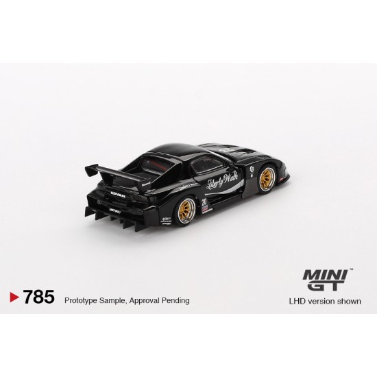 1/64 MAZDA RX-7 LB-SUPER SILHOUETTE LIVERTY WALK BLACK (RHD)