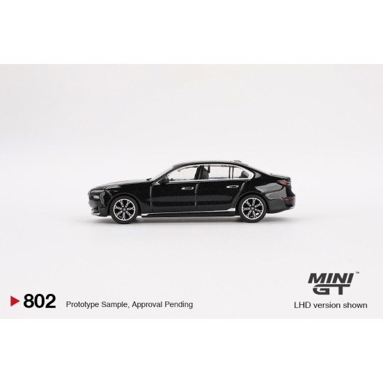 1/64 BMW I7 EDRIVE50 BLACK SAPPHIRE (LHD) MGT00802-L