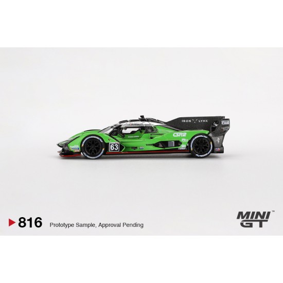 MGT00816-L - 1/64 LAMBORGHINI SC63 NO.63 IRON LYNX 2024 IMSA SEBRING 12 HRS (LHD)