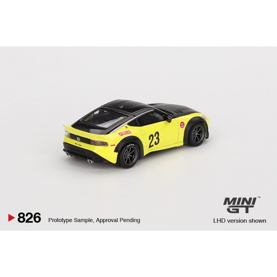 MGT00826-L - 1/64 NISSAN Z LB NATION WORKS IKAZUCHI YELLOW (LHD)