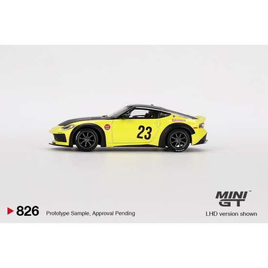 MGT00826-L - 1/64 NISSAN Z LB NATION WORKS IKAZUCHI YELLOW (LHD)