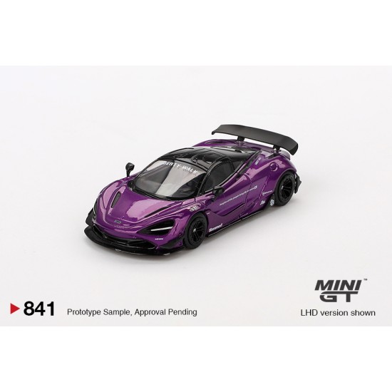 1/64 MCLAREN 720S LB WORKS PURPLE (LHD) BLISTER PACKAGING