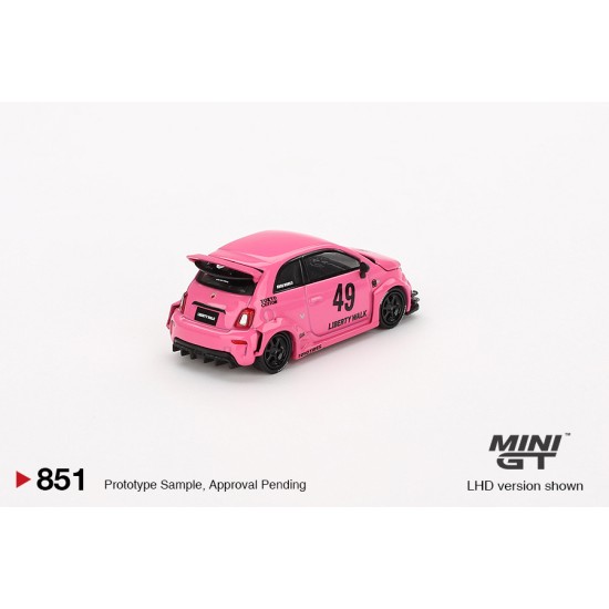 1/64 ABARTH 595 LB-WORKS X ABAS WORKS PINK (RHD)