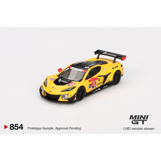 1/64 CHEVROLET CORVETTE Z06 GT3.R NO.3 CORVETTE RACING BY PRATT MILLER MOTORSPORTS 2024 IMSA DAYTONA 24HRS (LHD) BLISTER PACKAGING