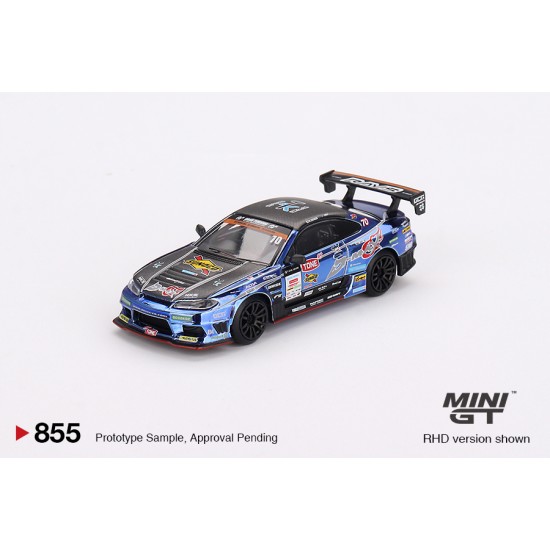 1/64 NISSAN SILVIA (S15) D-MAX NO.70 D-MAX RACING 2023 D1 GRAND PRIX (RHD) JAPAN EXCLUSIVE BLISTER PACKAGING