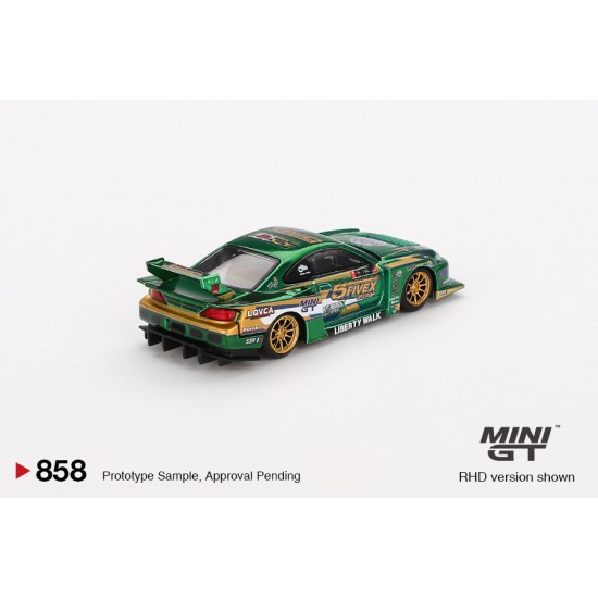 1/64 NISSAN LB-SUPER SILHOUETTE S15 SILVIA LBWK 2024 FAUSTO RACING (RHD) BLISTER PACKAGING