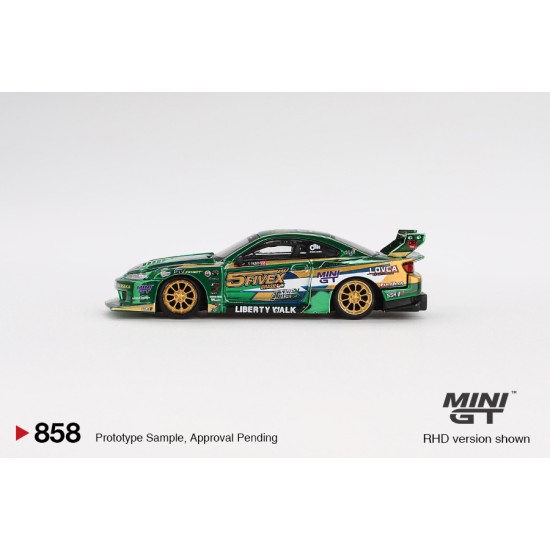 1/64 NISSAN LB-SUPER SILHOUETTE S15 SILVIA LBWK 2024 FAUSTO RACING (RHD) BLISTER PACKAGING