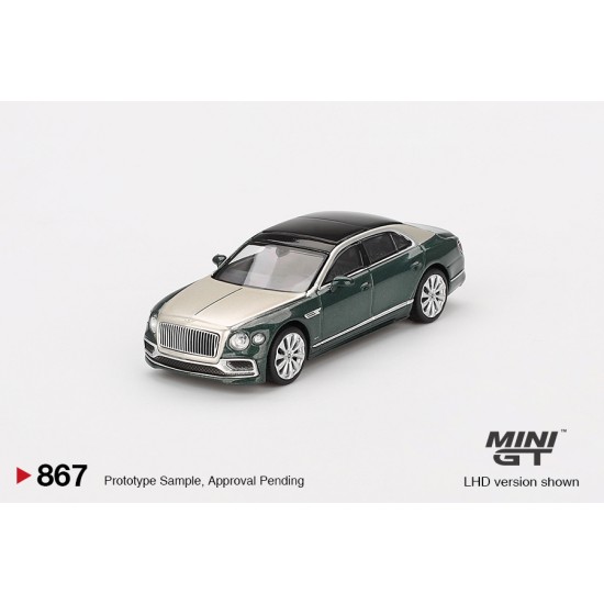 1/64 BENTLEY FLYING SPUR WHITE SAND VERDANT (LHD) BLISTER PACKAGING