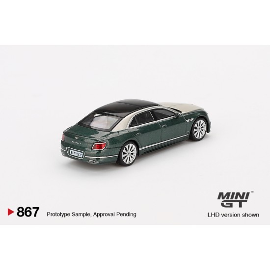 1/64 BENTLEY FLYING SPUR WHITE SAND VERDANT (LHD) BLISTER PACKAGING