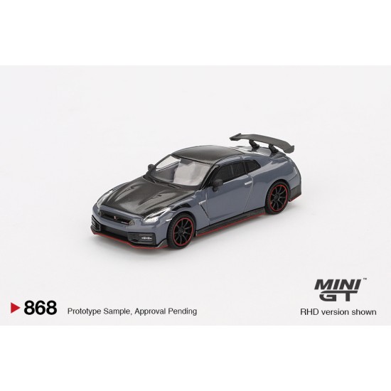 1/64 NISSAN GT-R NISMO 2024 NISMO STEALTH GREY (LHD) BLISTER PACKAGING