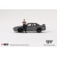 1/64 NISSAN SKYLINE GT-R (R32) NISMO GUNMETAL WITH MATSUDA FIGURE (RHD) TSUGIO MATSUDA COLLECTION