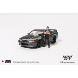 1/64 NISSAN SKYLINE GT-R (R32) NISMO WITH MATSUDA FIGURE (RHD) MGT00869-R
