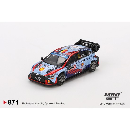 1/64 HYUNDAI I20 N RALLY1 HYBRID NO.11 (LHD) 2024 RALLYE MONTE-CARLO WINNER (LHD) BLISTER PACKAGING