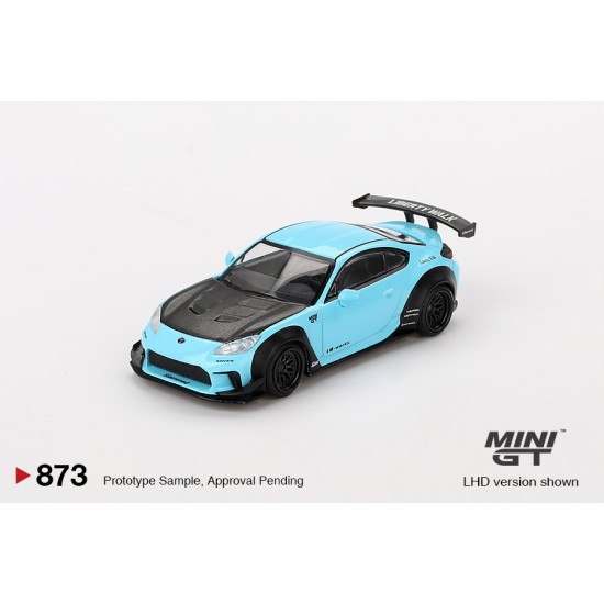 1/64 TOYOTA GR86 LB NATION BABY BLUE (LHD) BLISTER PACKAGING