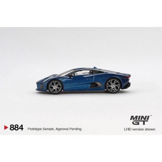 1/64 JAGUAR C-X75 BLUE (LHD) BLISTER PACKAGING