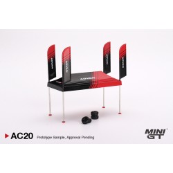 1/64 PADDOCK SERVICE TENT SET - ADVAN MGTAC20 1/64 PADDOCK SERVICE TENT SET - ADVAN MGTAC20