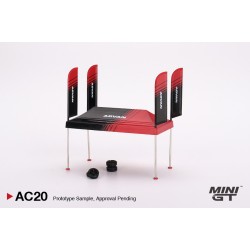 1/64 PADDOCK SERVICE TENT SET - ADVAN MGTAC20 1/64 PADDOCK SERVICE TENT SET - ADVAN MGTAC20