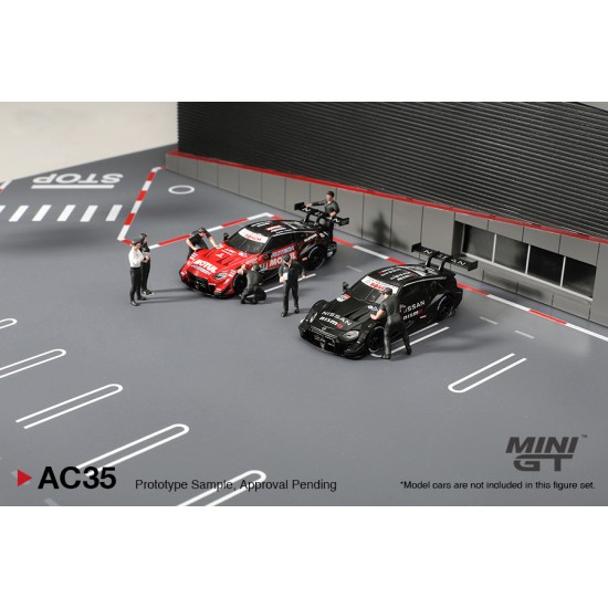 1/64 DIORAMA NISSAN MOTORSPORTS AND CUSTOMIZING CO. LTD NISMO OPERATION (CARS AND FIGURES NOT INCLUDED)