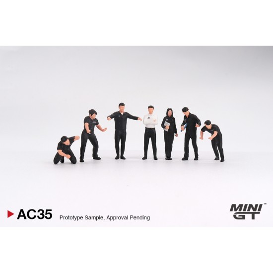 1/64 FIGURINE NISMO TECHNICIAN TEAM (CARS NOT INCLUDED)