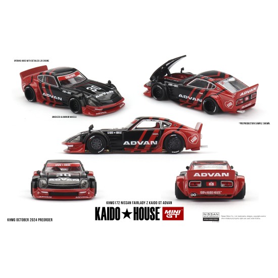 1/64 NISSAN FAIRLADY Z KAIDO GT ADVAN