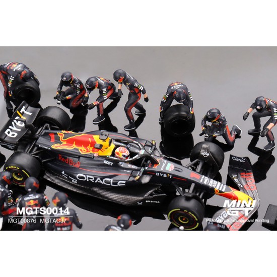 1/64 ORACLE RED BULL RACING RB19 NO.1 M.VERSTAPPEN 2023 F1 2023 JAPANESE GRAND PRIX PIT CREW SET LIMITED EDITION 5000 SETS