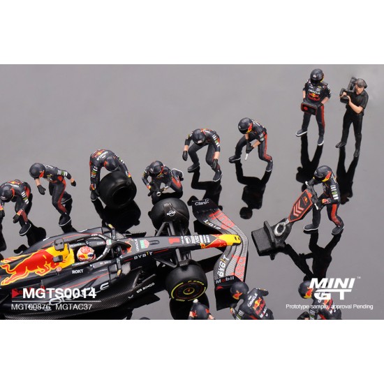 1/64 ORACLE RED BULL RACING RB19 NO.1 M.VERSTAPPEN 2023 F1 2023 JAPANESE GRAND PRIX PIT CREW SET LIMITED EDITION 5000 SETS