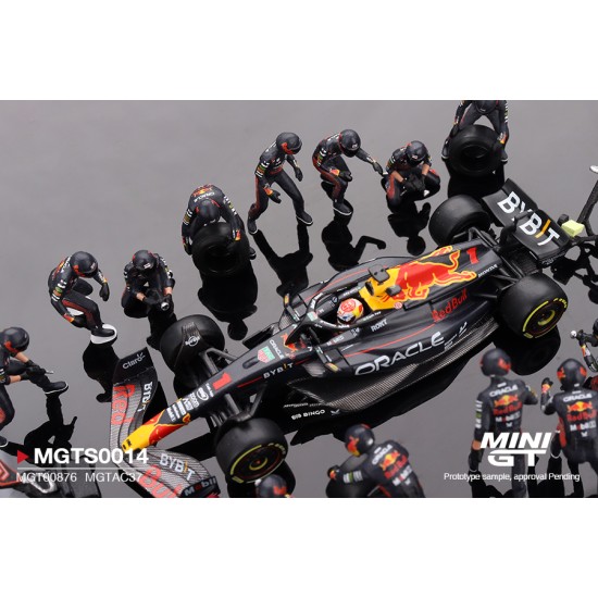 1/64 ORACLE RED BULL RACING RB19 NO.1 M.VERSTAPPEN 2023 F1 2023 JAPANESE GRAND PRIX PIT CREW SET LIMITED EDITION 5000 SETS