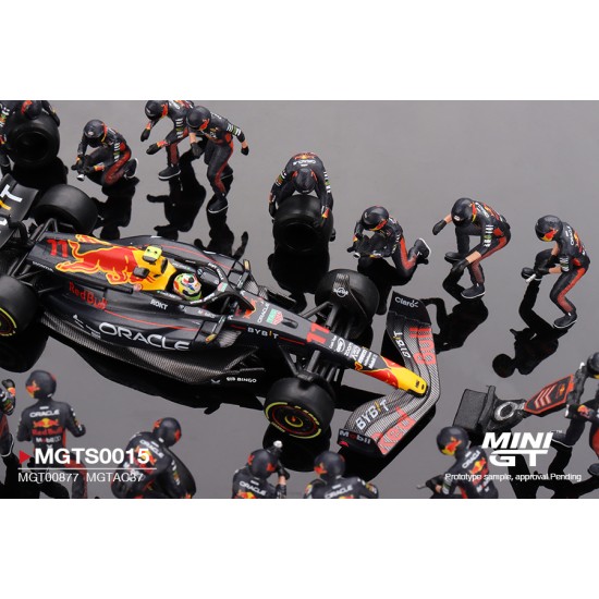 1/64 ORACLE RED BULL RACING RB19 NO.11 S.PEREZ 2023 F1 2023 JAPANESE GRAND PRIX PIT CREW SET LIMITED EDITION 5000 SETS