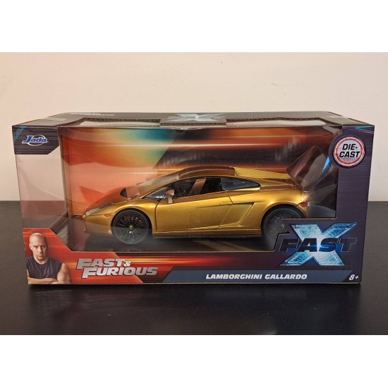 JADA 1/24 GOLD LAMBORGHINI FAST AND FURIOUS 34924 - BOX CREASED JADA 1/24 GOLD LAMBORGHINI FAST AND FURIOUS 34924 - BOX CREASED