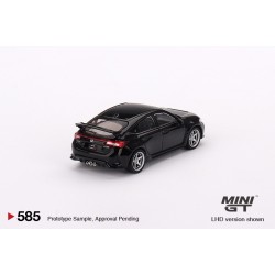 1/64 HONDA CIVIC TYPE R CRYSTAL BLACK PEARL 2023 W/ADVAN GT WHEEL RHD MGT00585-R