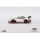 1/64 PORSCHE 911 (992) GTS RS WEISSACH PACKAGE WHITE WITH PYRO RED (RHD)