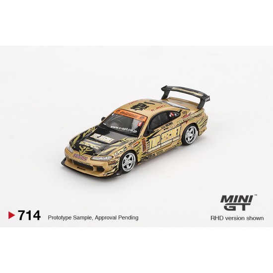 1/64 NISSAN SILVIA (S15) TOP SECRET D1GP (RHD) BLISTER PACKAGING