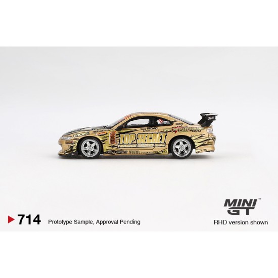 1/64 NISSAN SILVIA (S15) TOP SECRET D1GP (RHD) BLISTER PACKAGING